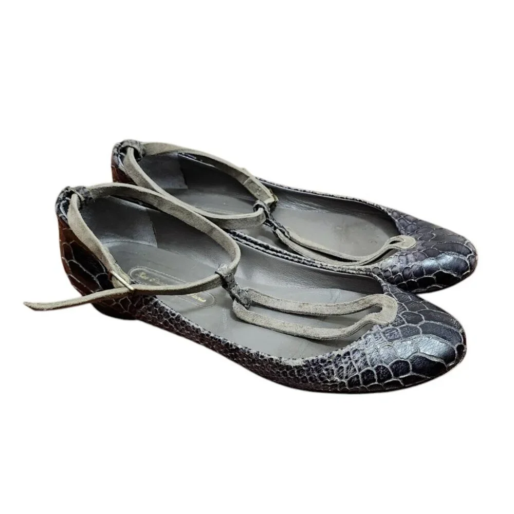 Les Prairies de Paris - Grey Flat ballerinas Size EU 37/US 6.5